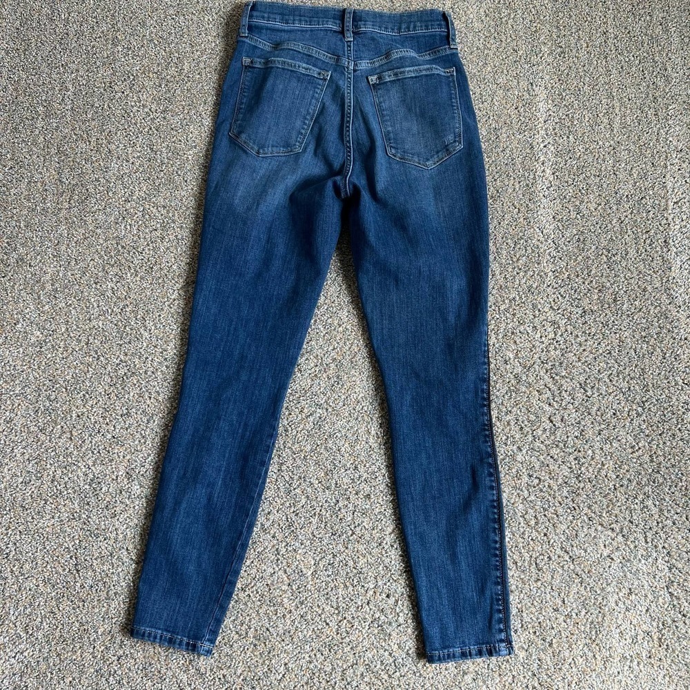 BANANA Republic Factory Curvy High Rise Skinny Jeans Side Stripe Women's 27/4 - Picture 4 of 7